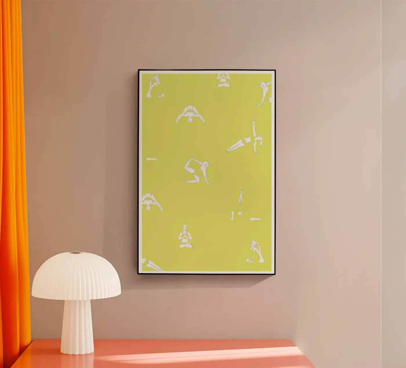 Yoga Practice 14 plexiglass da Sandra De Leon