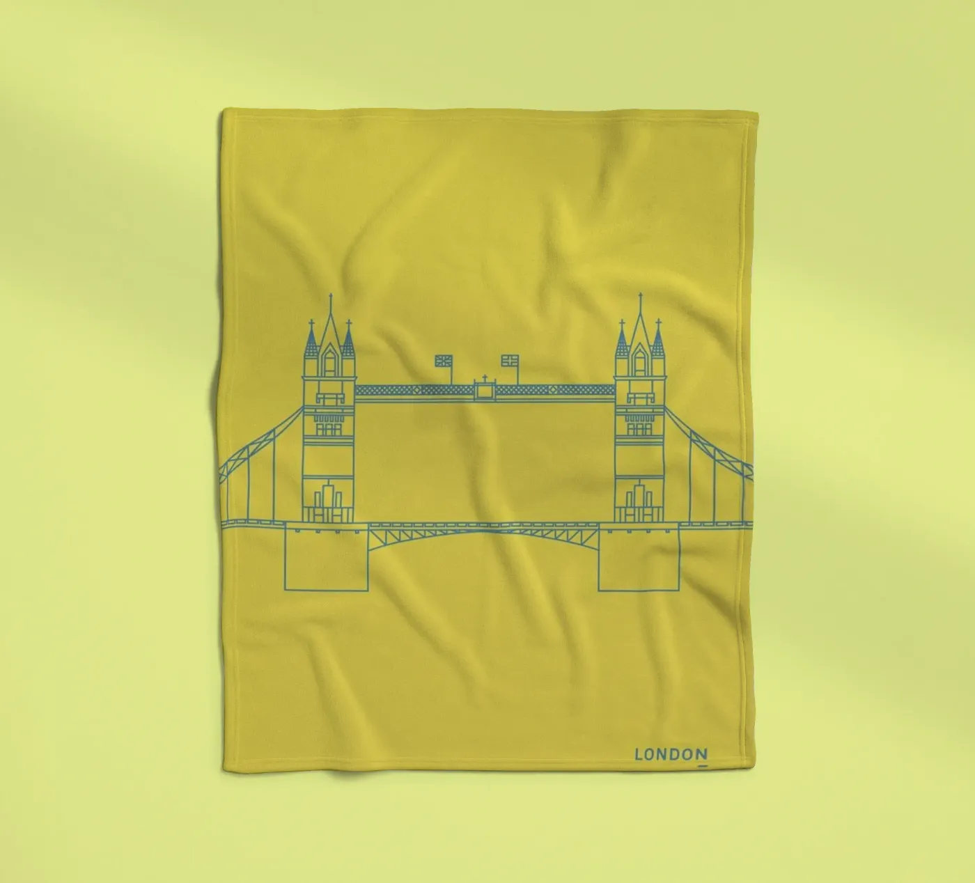 London Fleecedecke von Sara Signorini