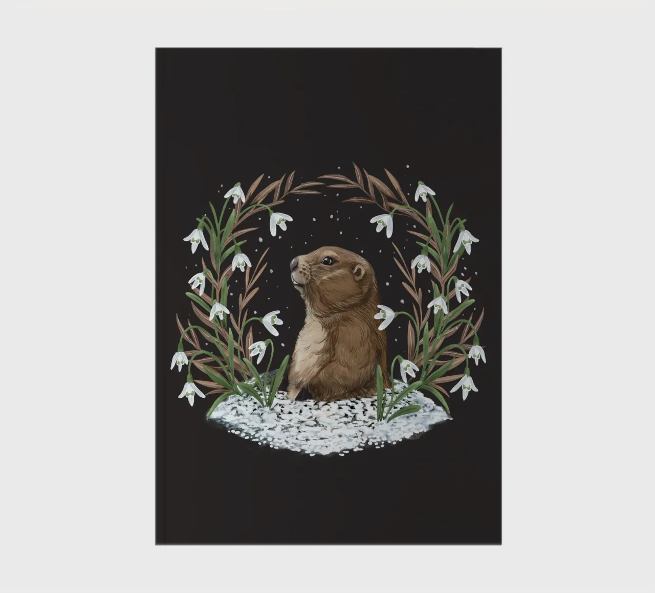 Groundhog Day notebook by Laura Graves