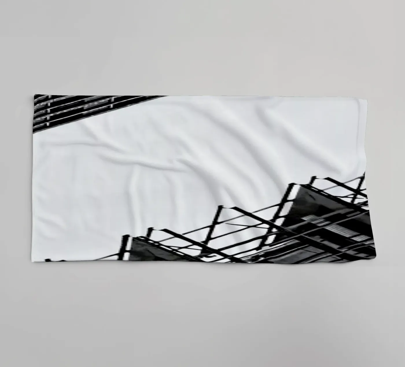 Collisionism badhanddoek van Efacts Photography