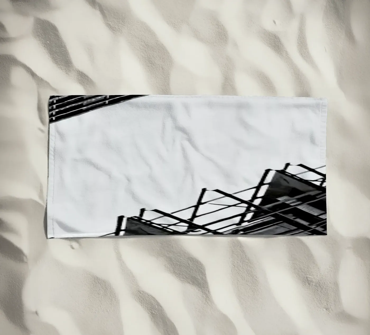 Collisionism strandhanddoek van Efacts Photography