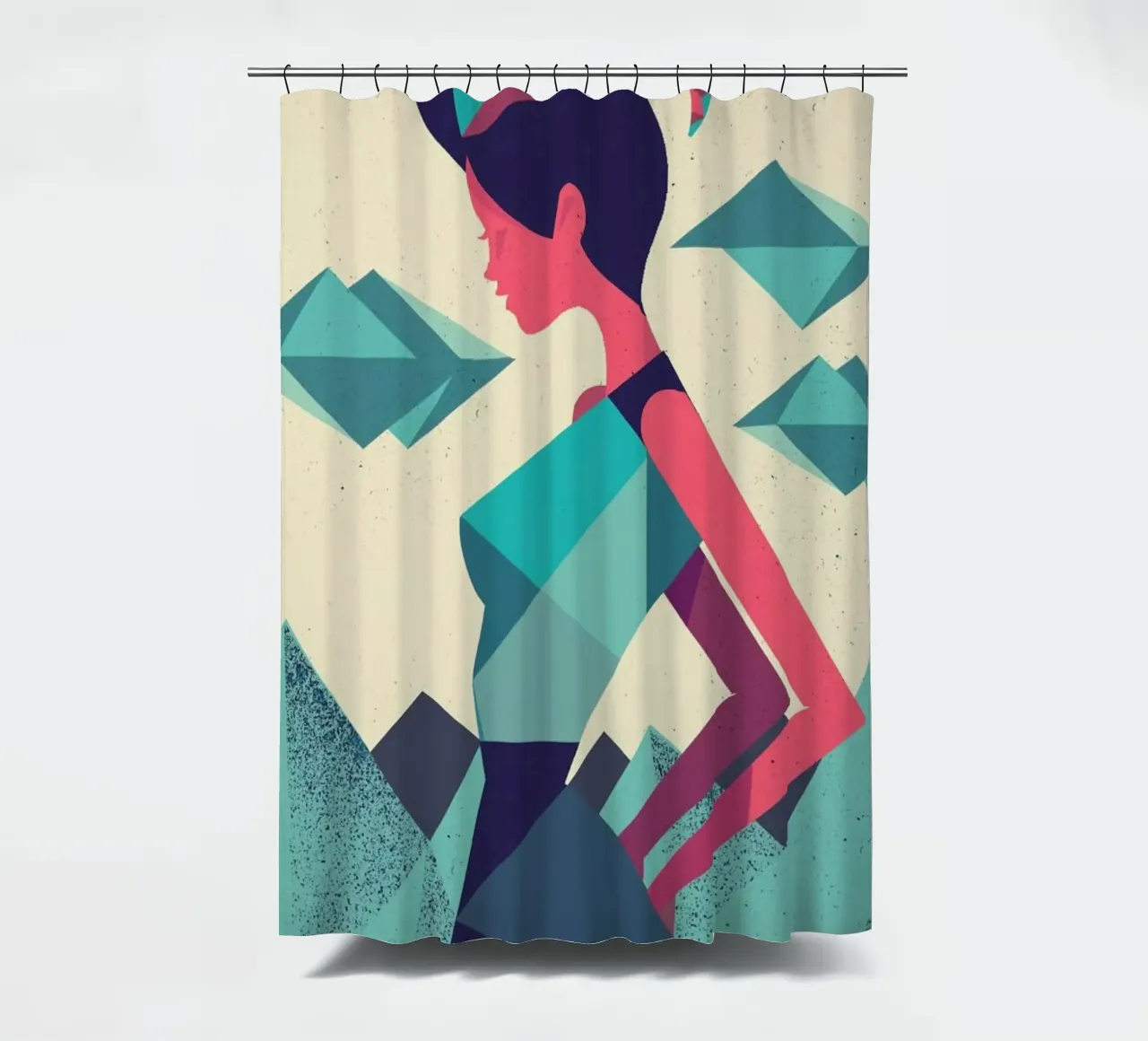 Aries shower curtain by Pietari Posti