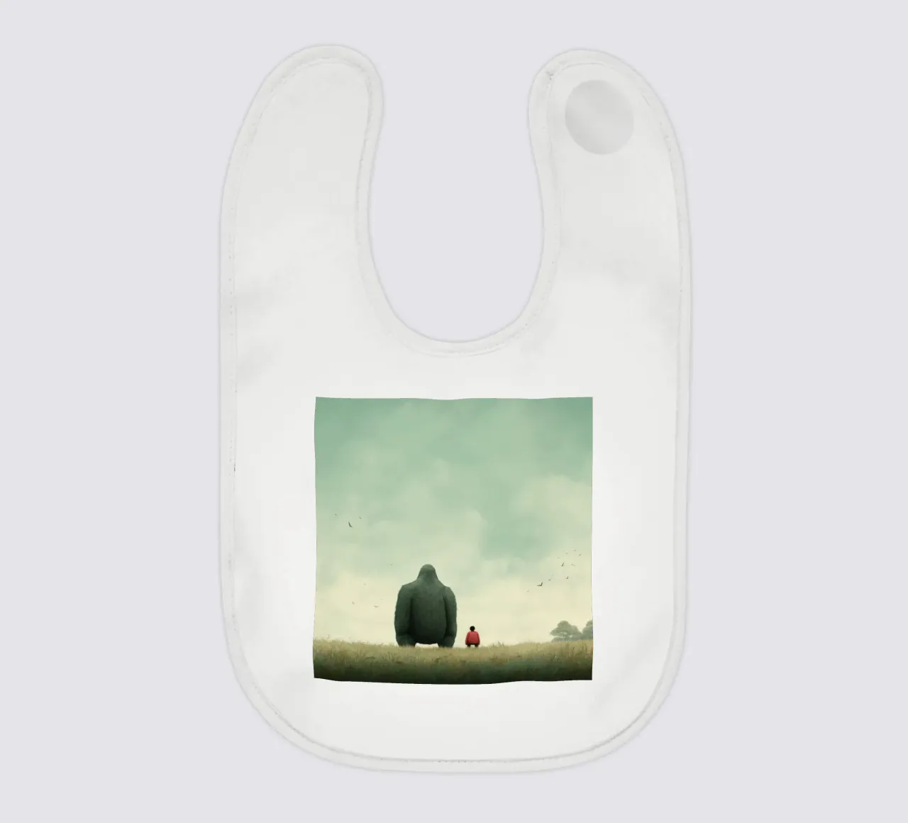 Minimo Gorilla bavaglino da Minimal Animal Art