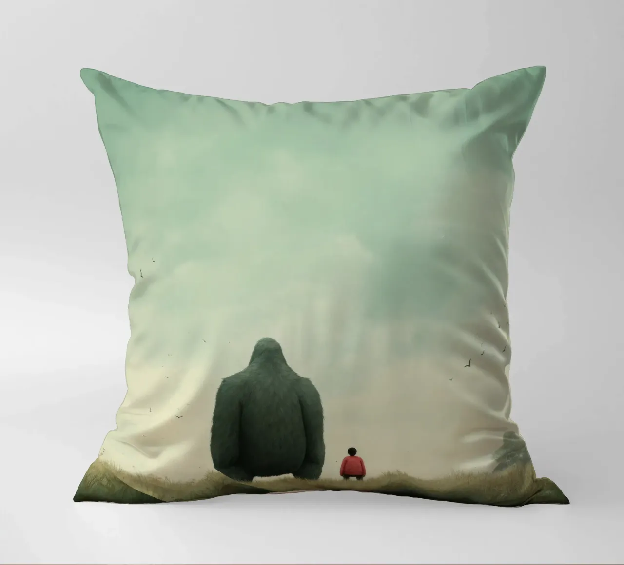 Gorilla Minimo 2 cuscino da Minimal Animal Art