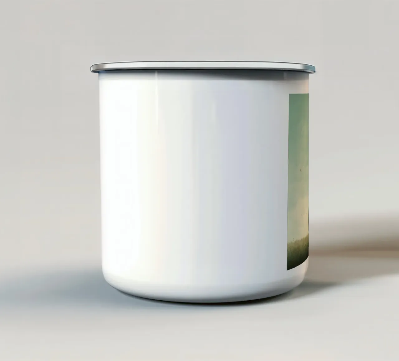 Gorilla Minimo 2 tazza in smalto da Minimal Animal Art