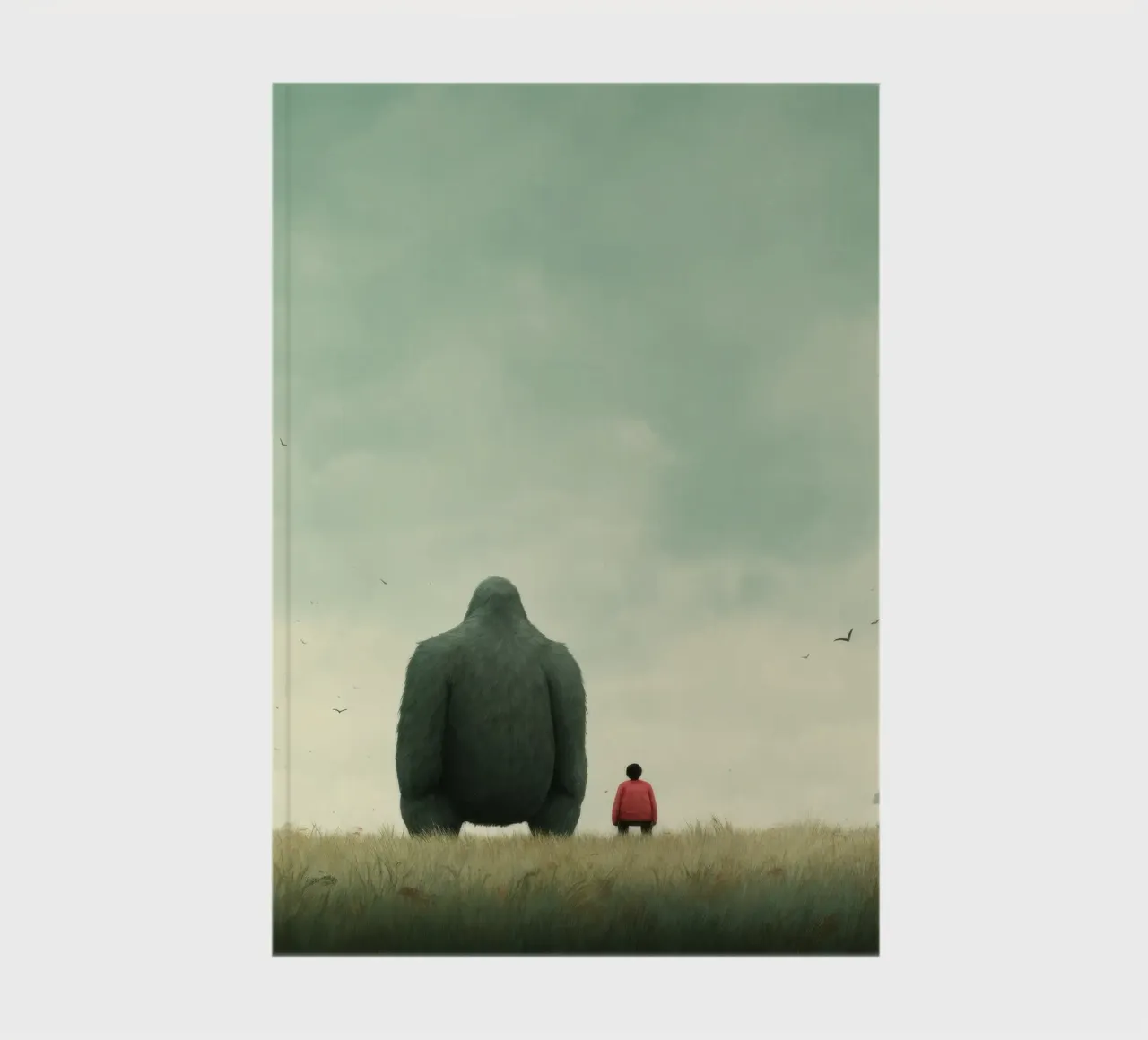 Minimal Gorilla 2 notebook by Minimal Animal Art