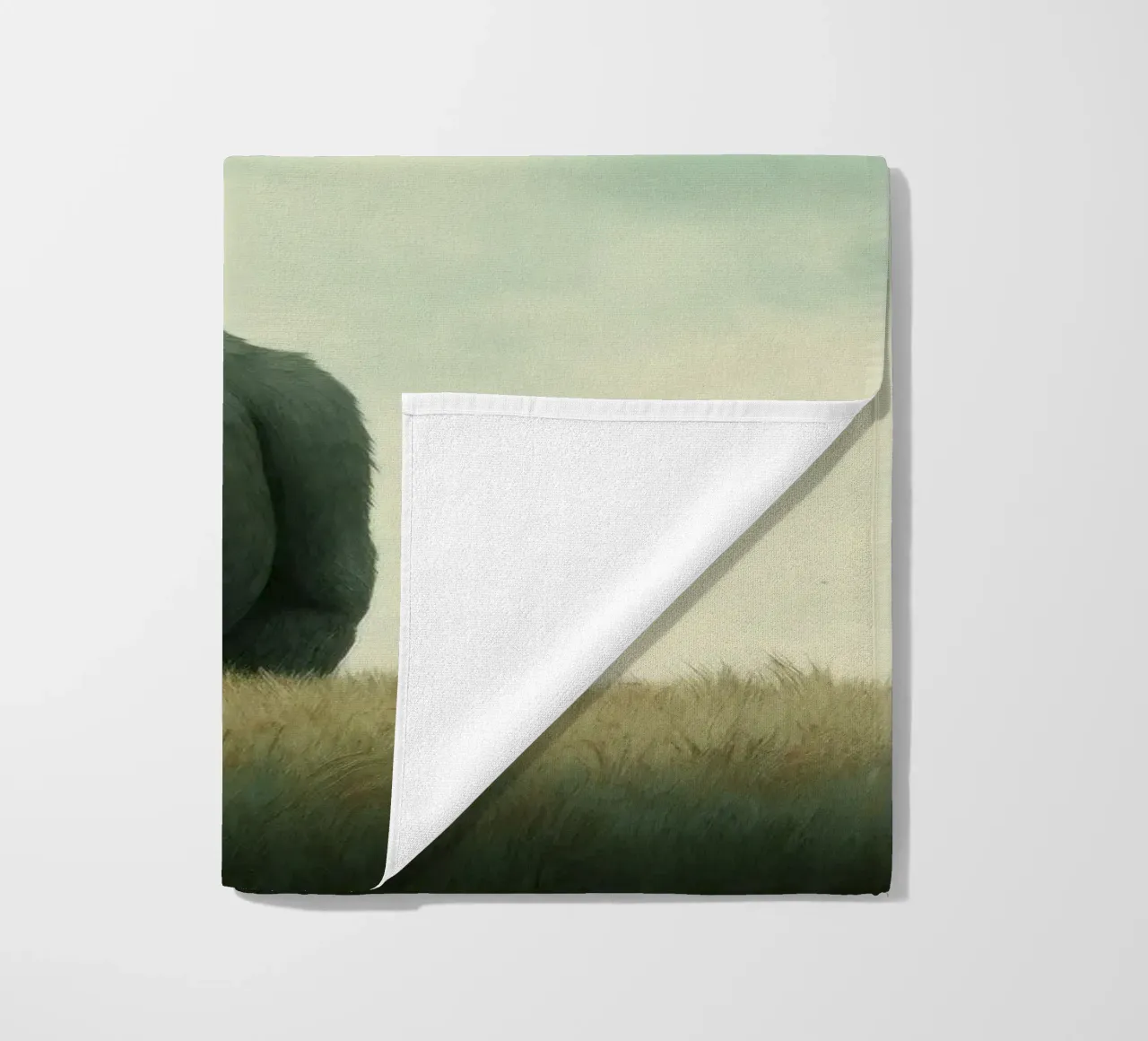 Minimal Gorilla telo mare da Minimal Animal Art