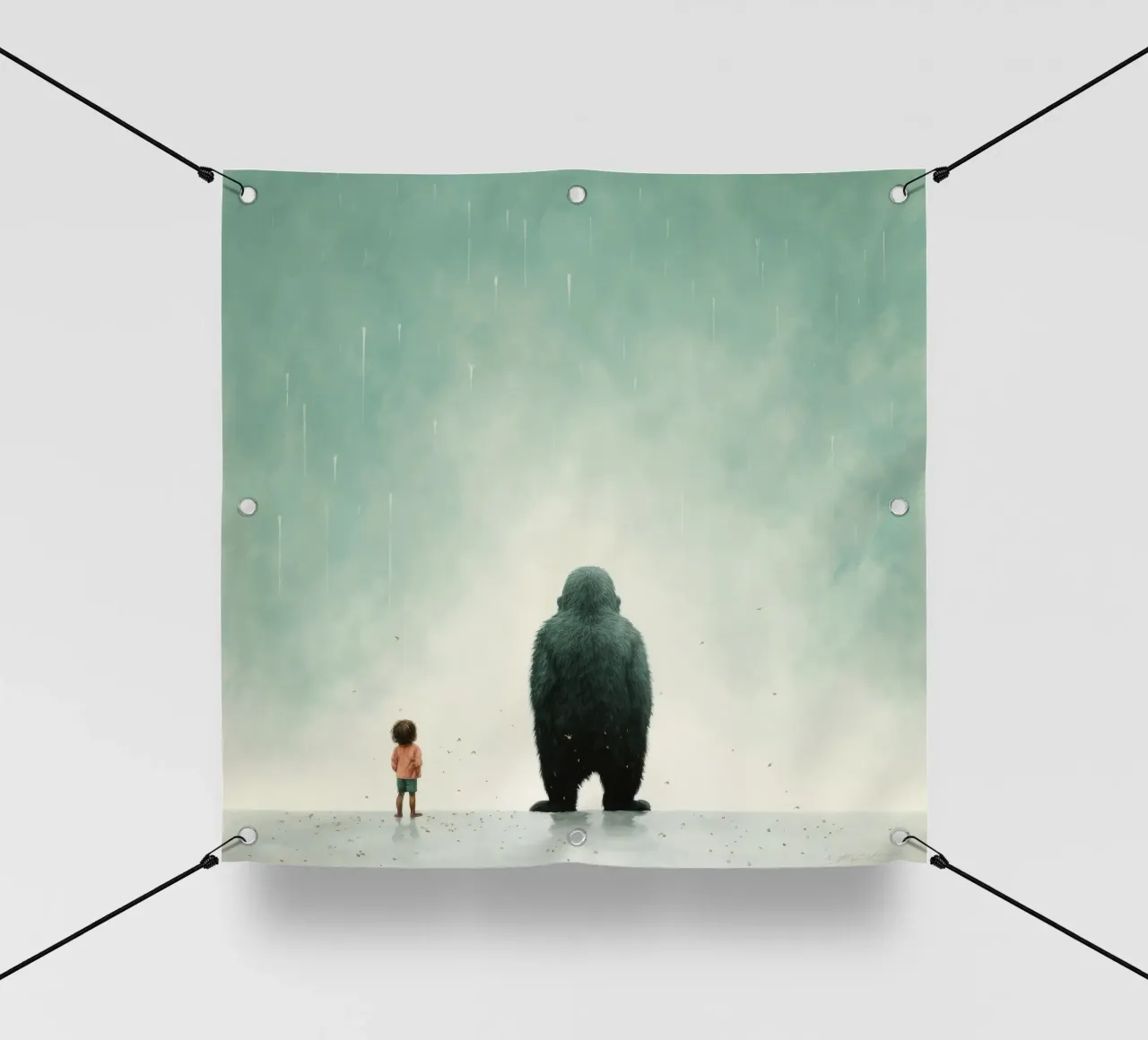 Gorilla minimo 4 telo in pvc da Minimal Animal Art