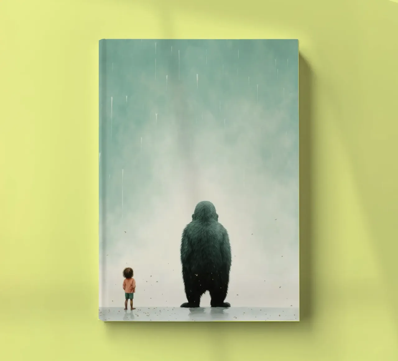 Minimal Gorilla 4 notebook by Minimal Animal Art