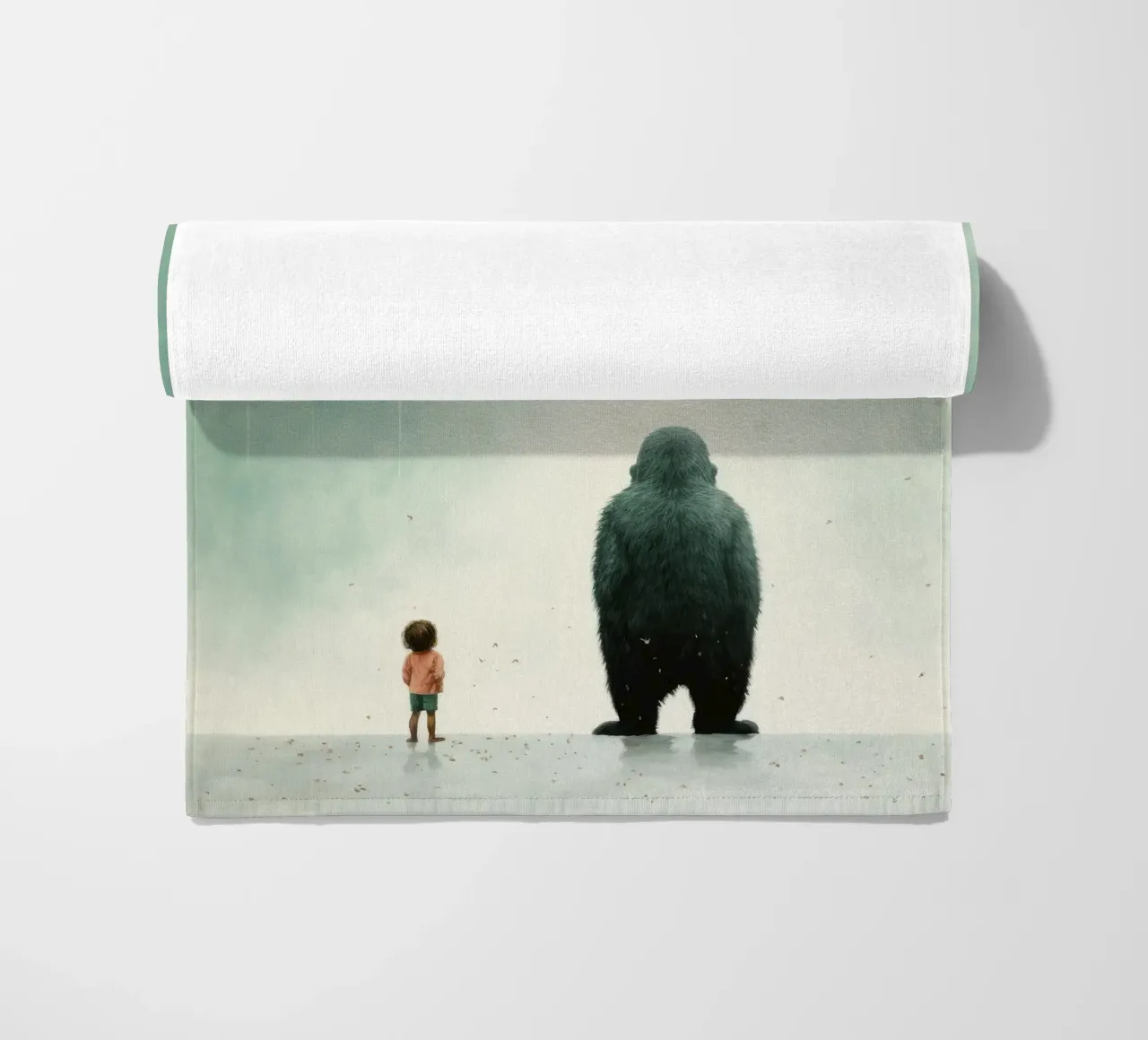 Minimo Gorilla telo mare da Minimal Animal Art