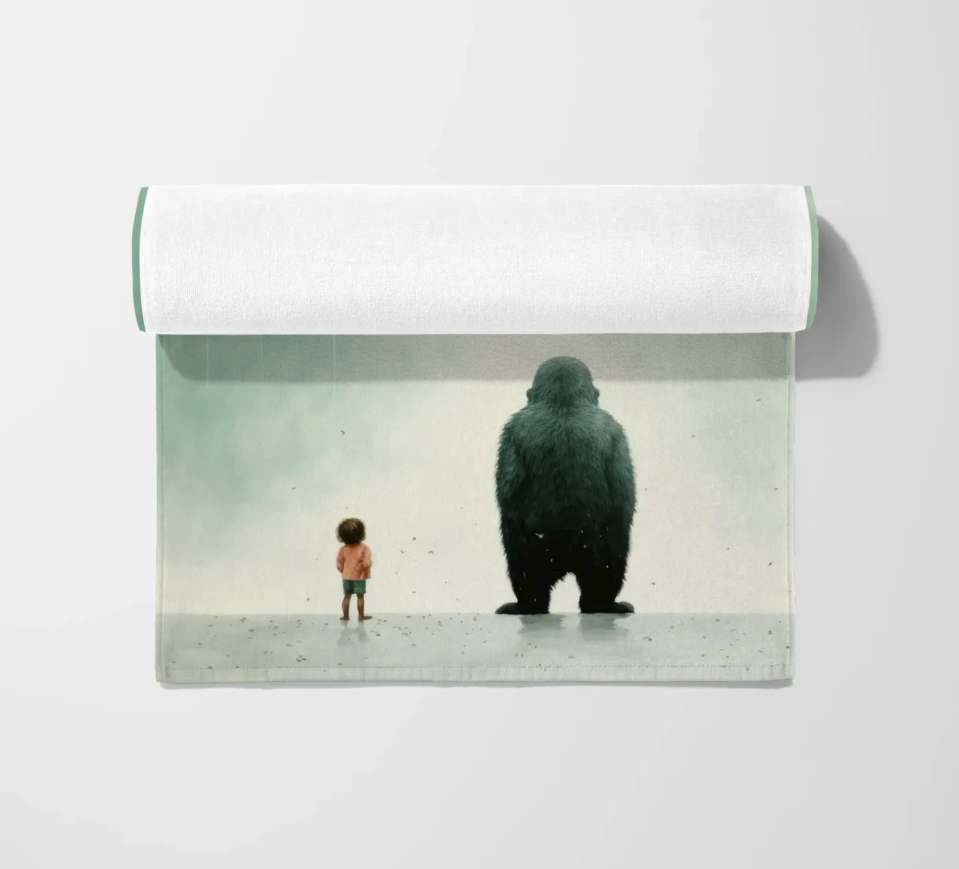 Minimo Gorilla telo mare da Minimal Animal Art