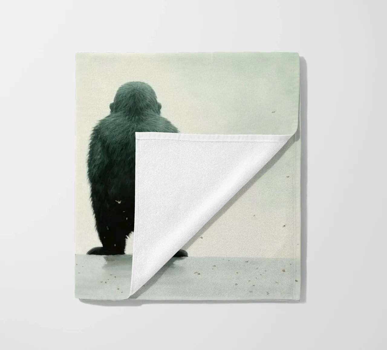 Minimo Gorilla telo mare da Minimal Animal Art