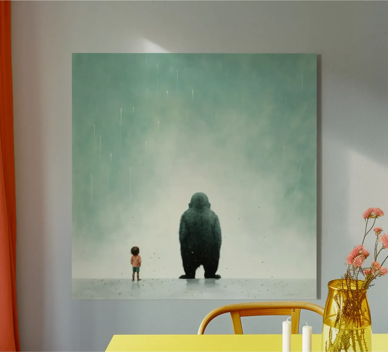 Gorilla minimo 4 plexiglass da Minimal Animal Art