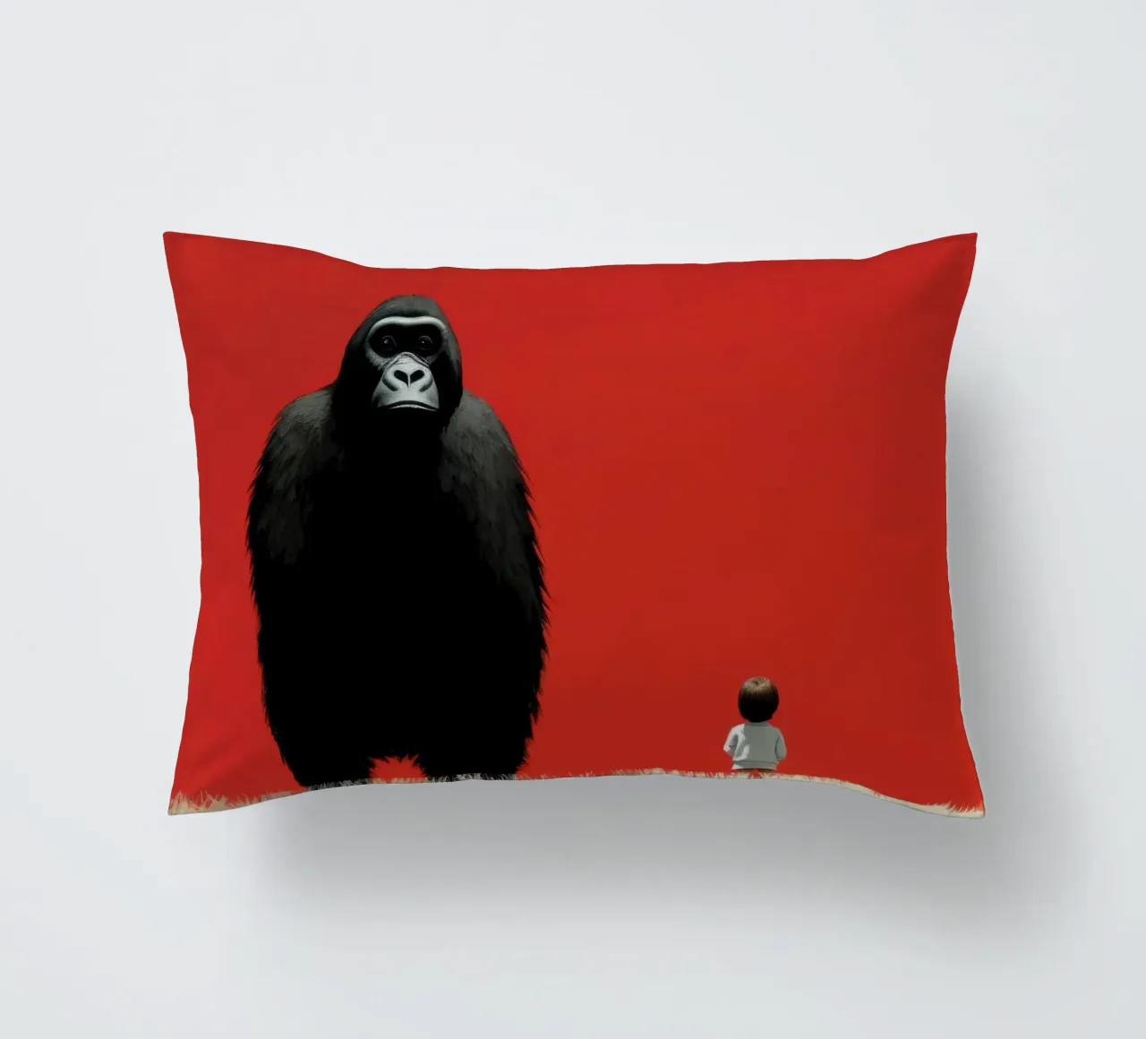 Gorilla Minimo 1 cuscino da Minimal Animal Art