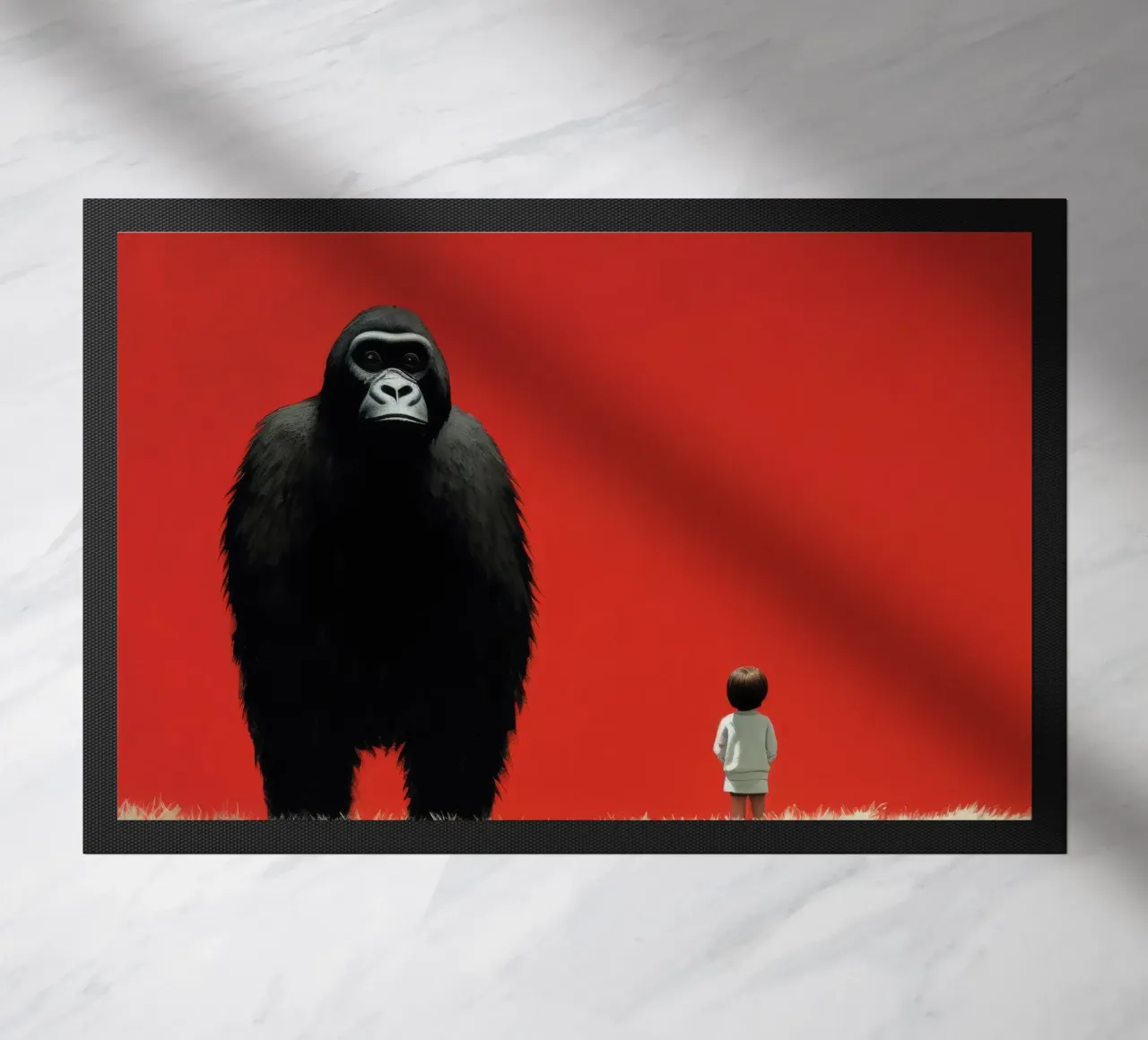 Gorilla Minimo 1 zerbino da Minimal Animal Art