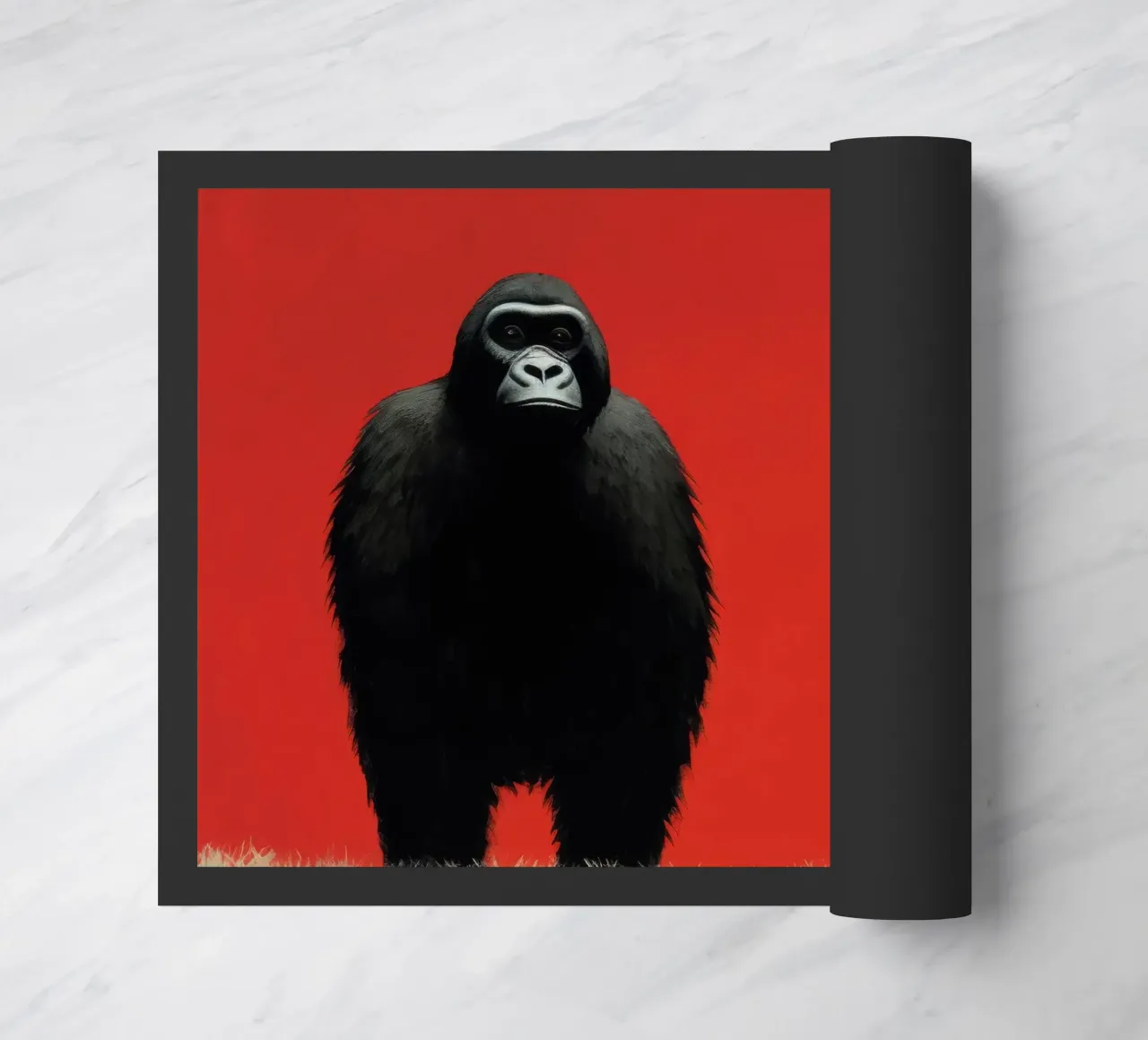 Gorilla Minimo 1 zerbino da Minimal Animal Art