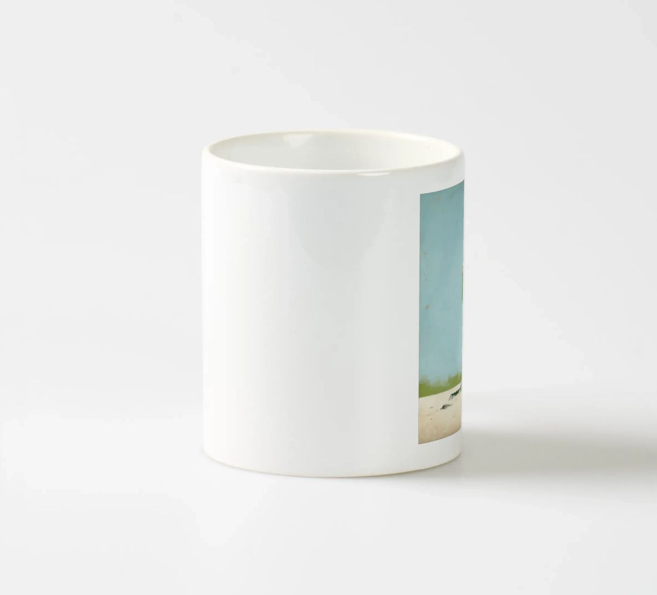 Cavalletta minima 2 tazza in ceramica da Minimal Animal Art