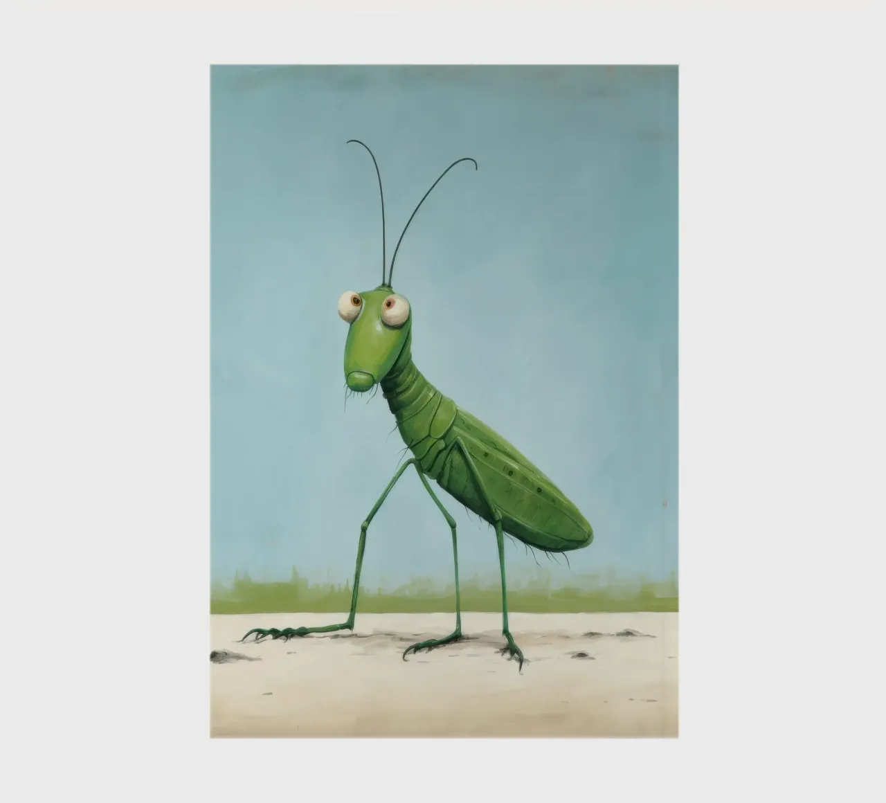 Minimal Grasshopper 2 notebook by Minimal Animal Art