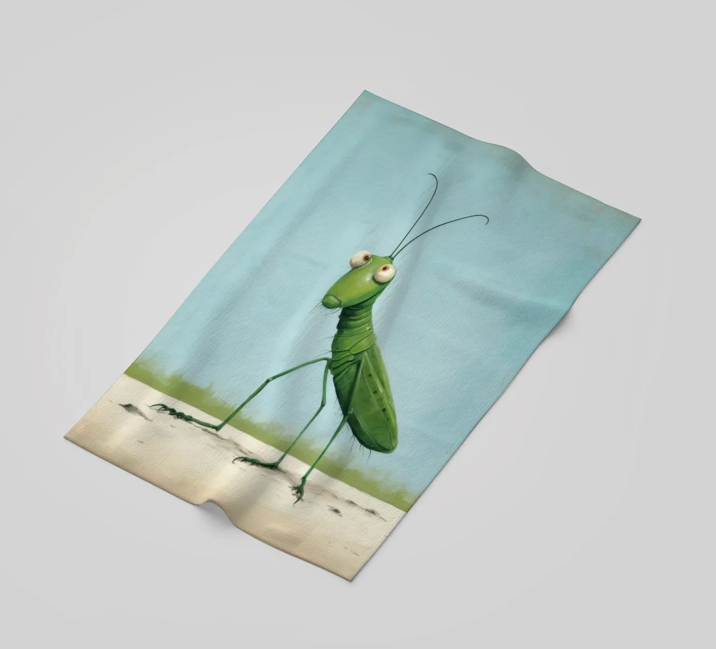 Minimal Grasshopper telo mare da Minimal Animal Art