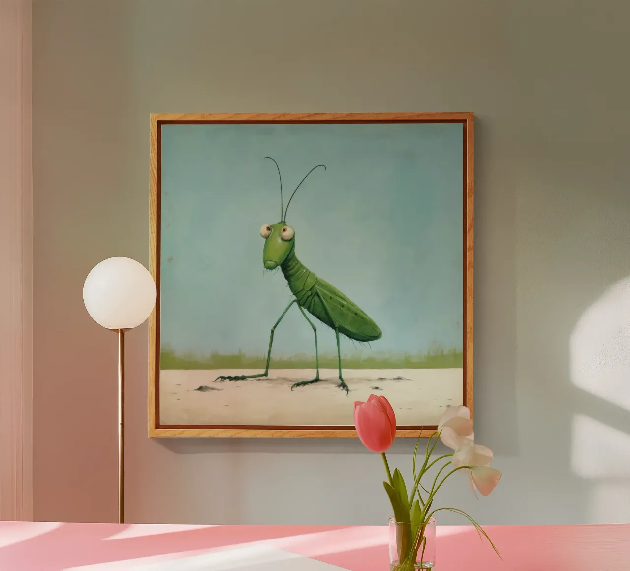 Grillo minimale plexiglass da Minimal Animal Art