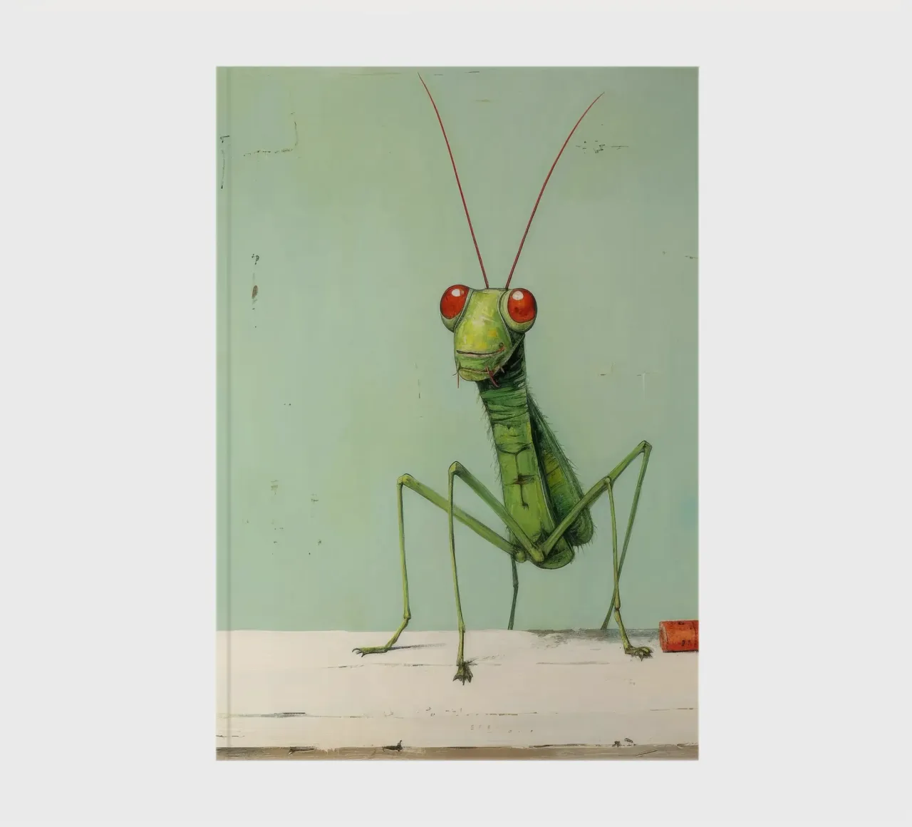 Sauterelle minimale 3 carnet de notes de Minimal Animal Art