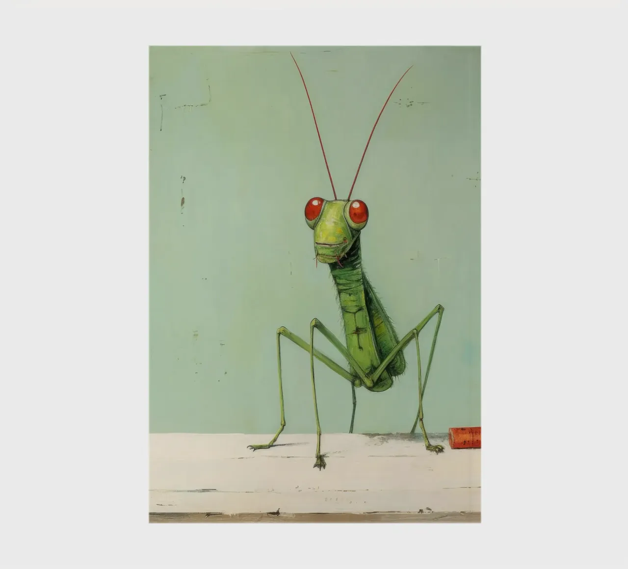 Sauterelle minimale 3 carnet de notes de Minimal Animal Art
