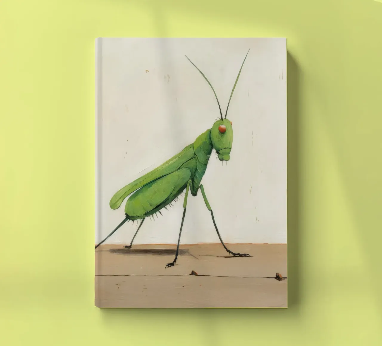 Minimal Grasshopper 4 notebook by Minimal Animal Art