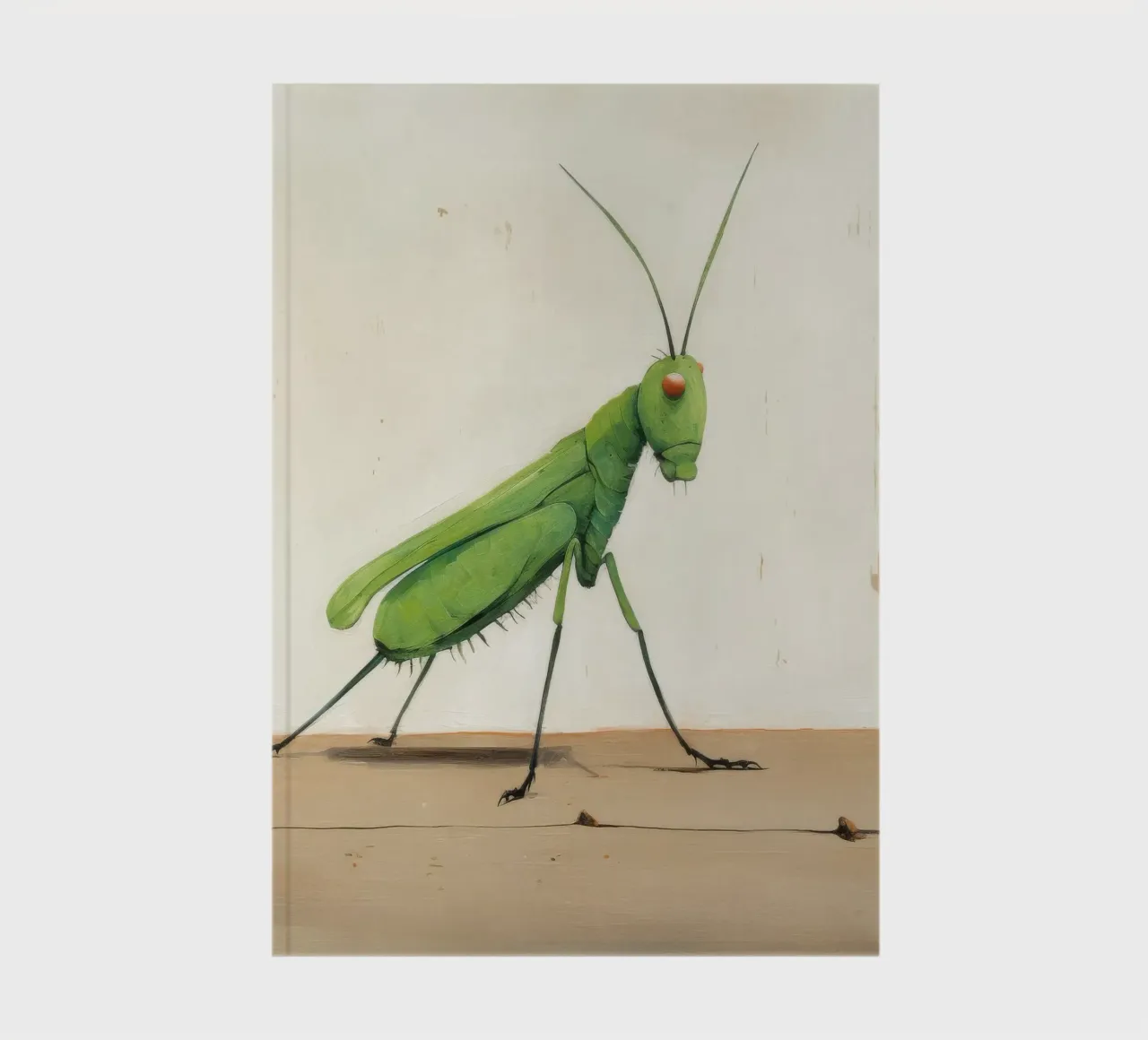 Sauterelle minimale 4 carnet de notes de Minimal Animal Art