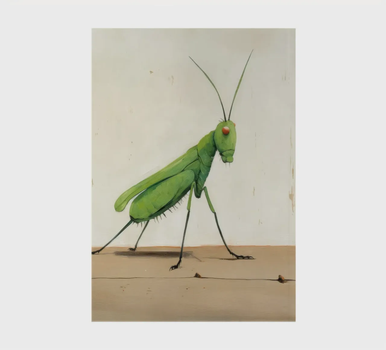 Minimal Grasshopper 4 notebook by Minimal Animal Art