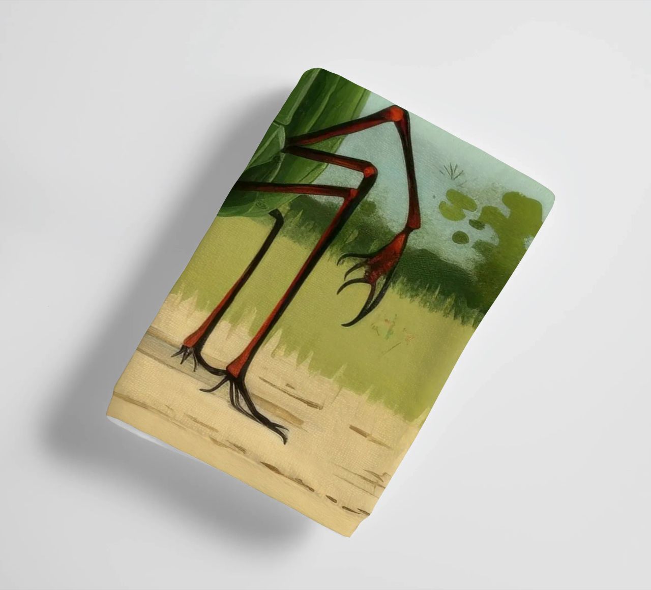 Minimal Grasshopper 1 towel by Minimal Animal Art
