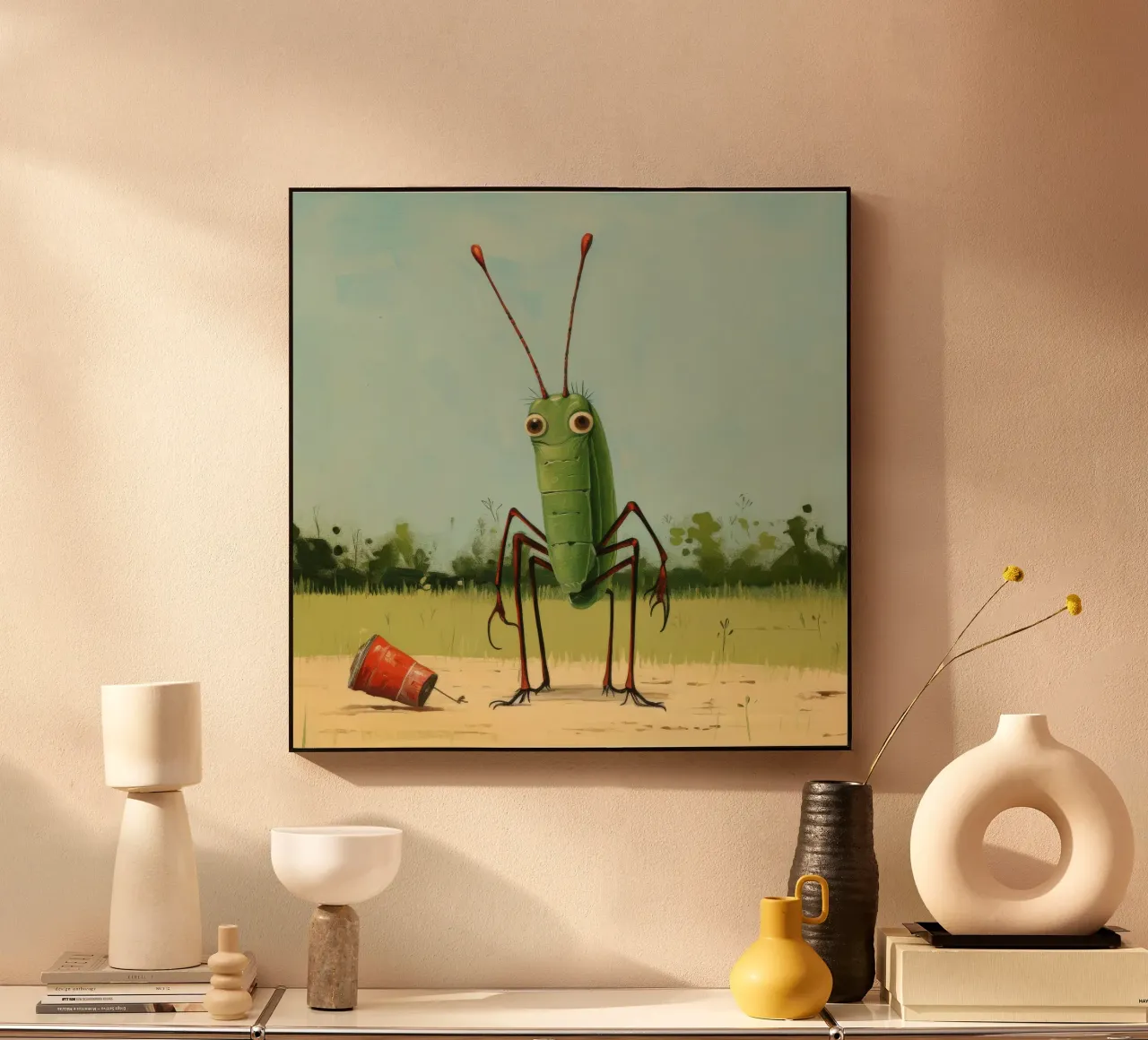 Grillo minimale plexiglass da Minimal Animal Art