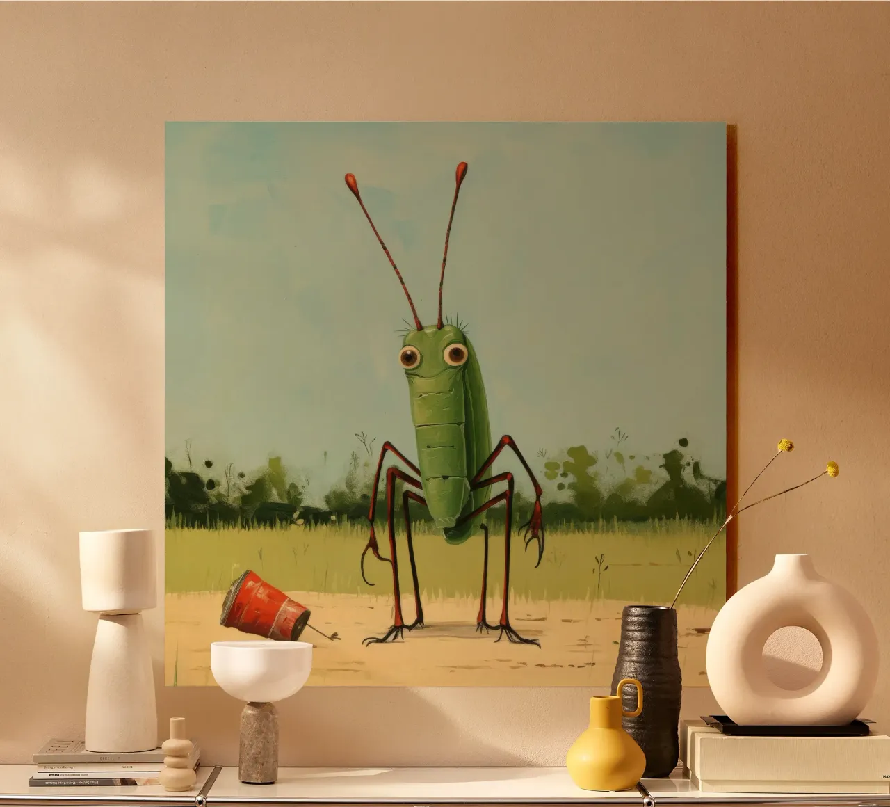 Grillo minimale plexiglass da Minimal Animal Art