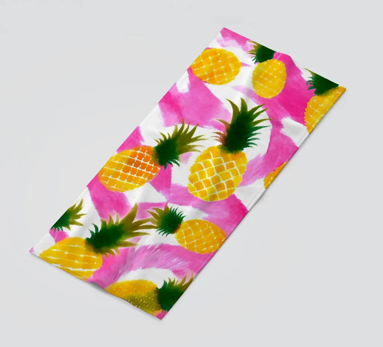 Pink Pineapple telo mare da designsbysophia