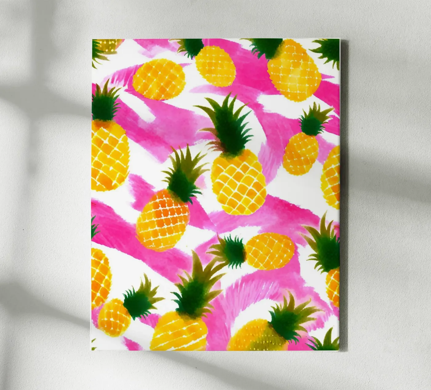 Pink Pineapple tela da designsbysophia