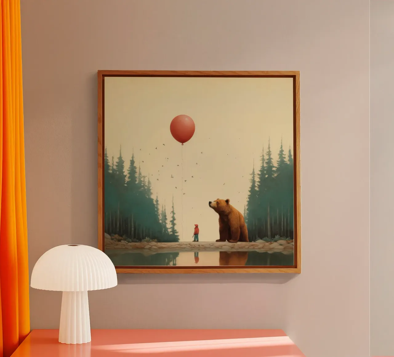 Orso Grizzly minimo 3 plexiglass da Minimal Animal Art