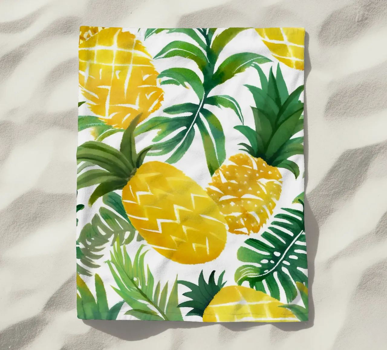 Tropical pineapple telo mare da designsbysophia