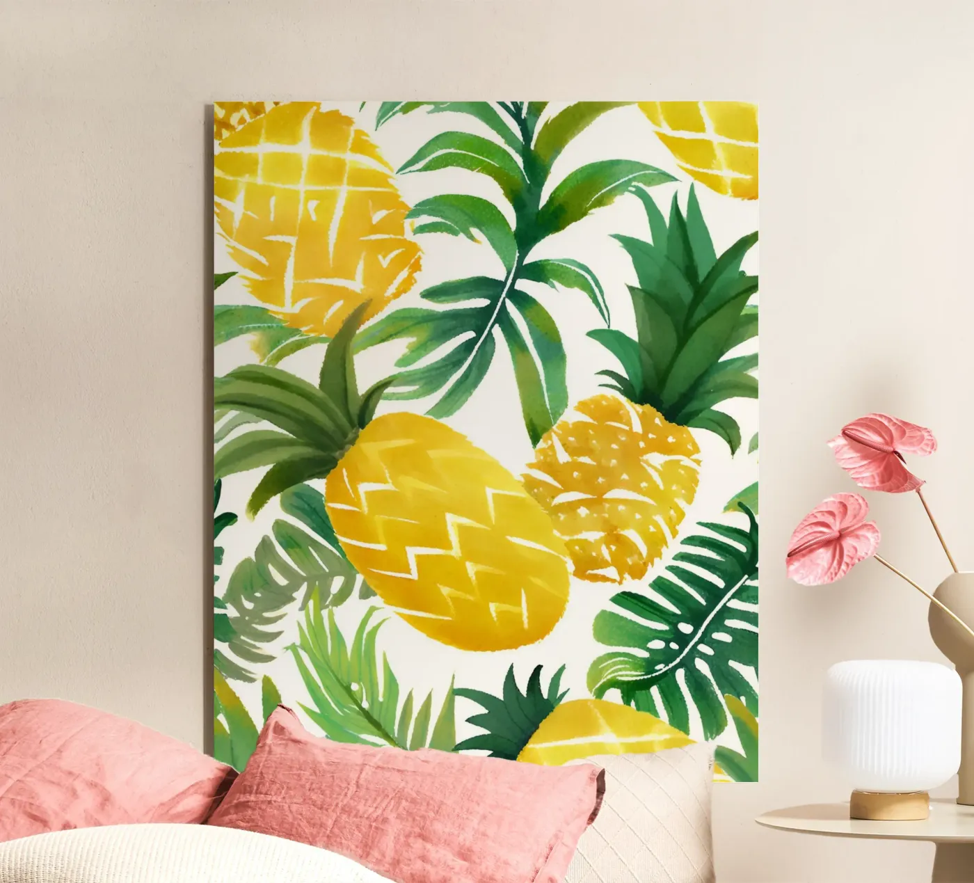 Tropical pineapple forex plate by designsbysophia