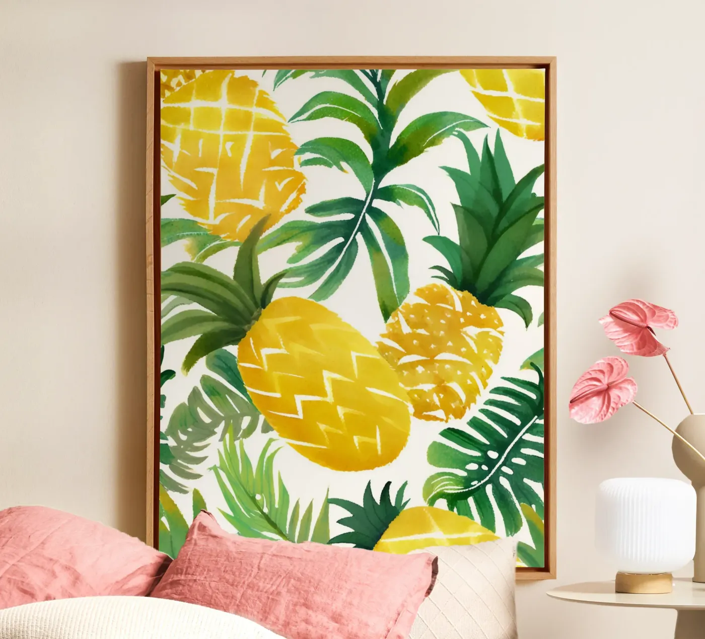 Tropical pineapple tela da designsbysophia