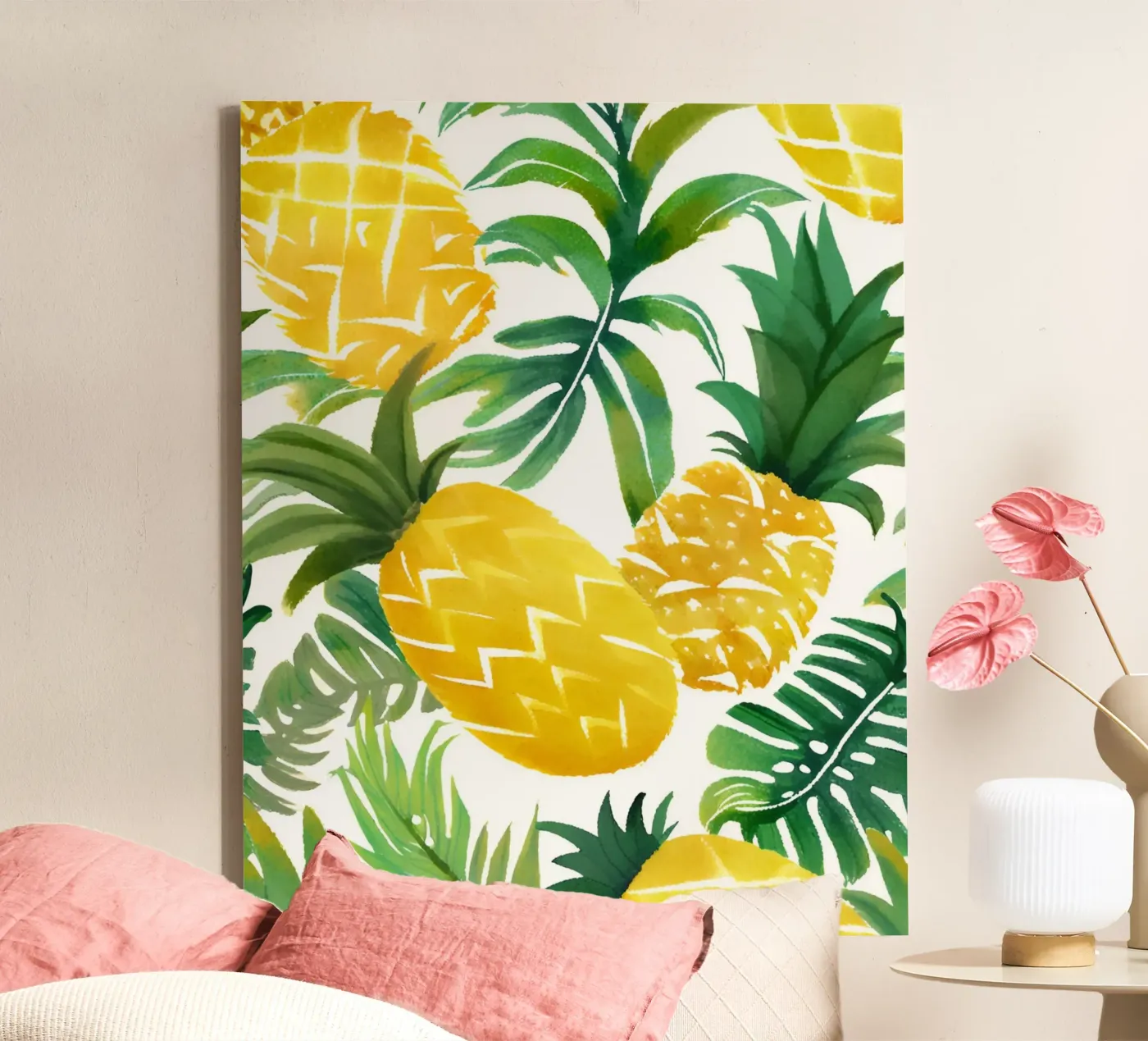 Tropical pineapple tela da designsbysophia