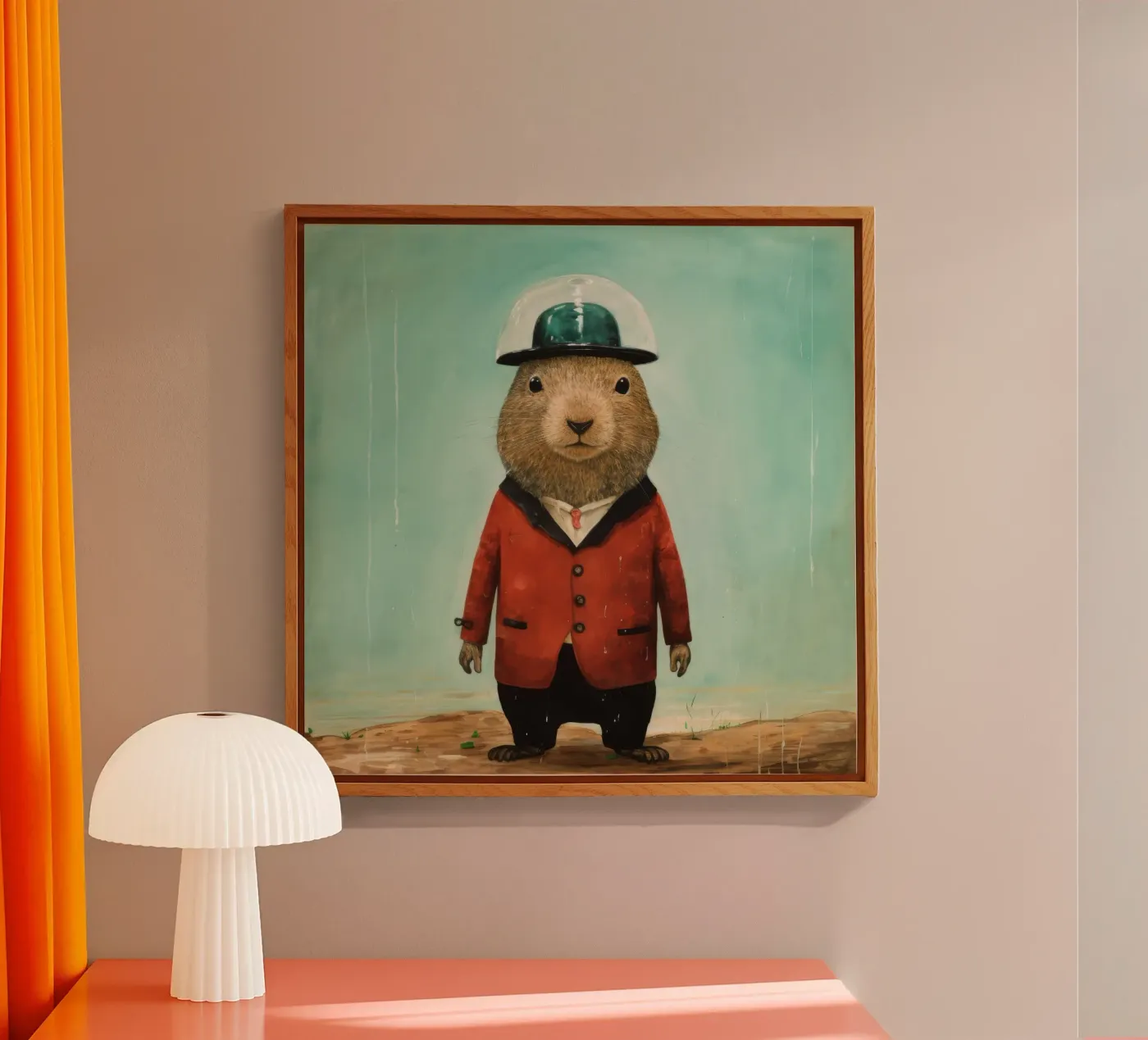 Marmotta minimale plexiglass da Minimal Animal Art