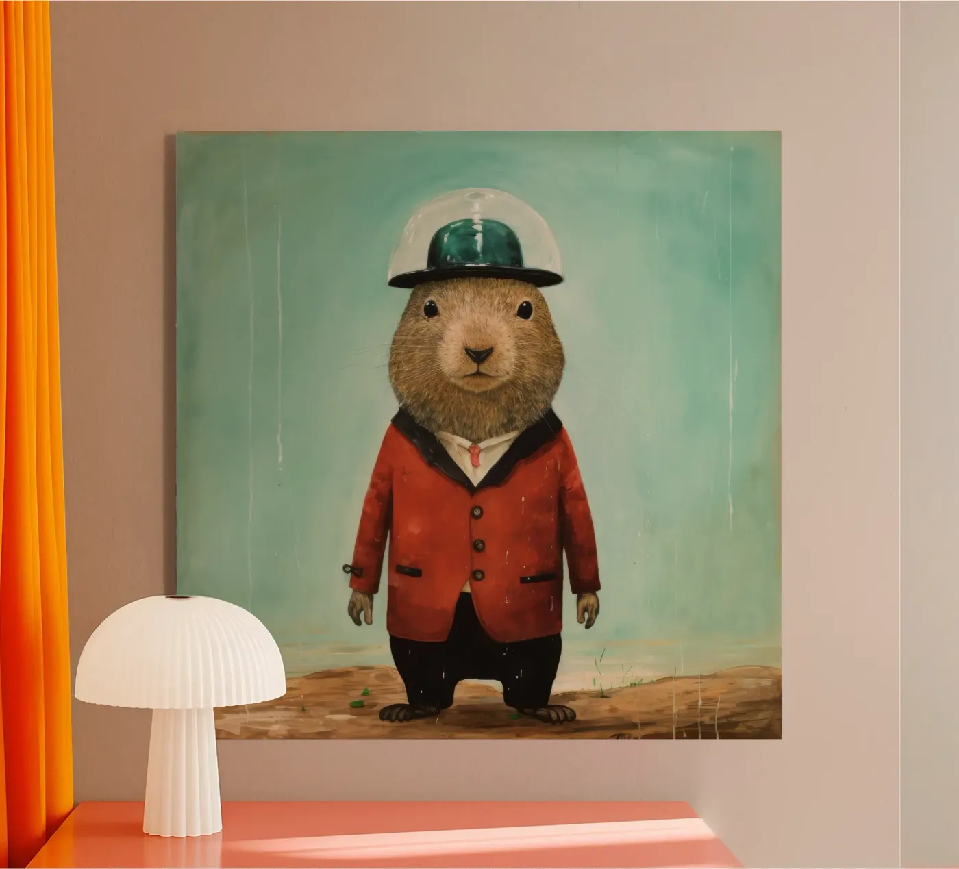 Marmotta minimale plexiglass da Minimal Animal Art