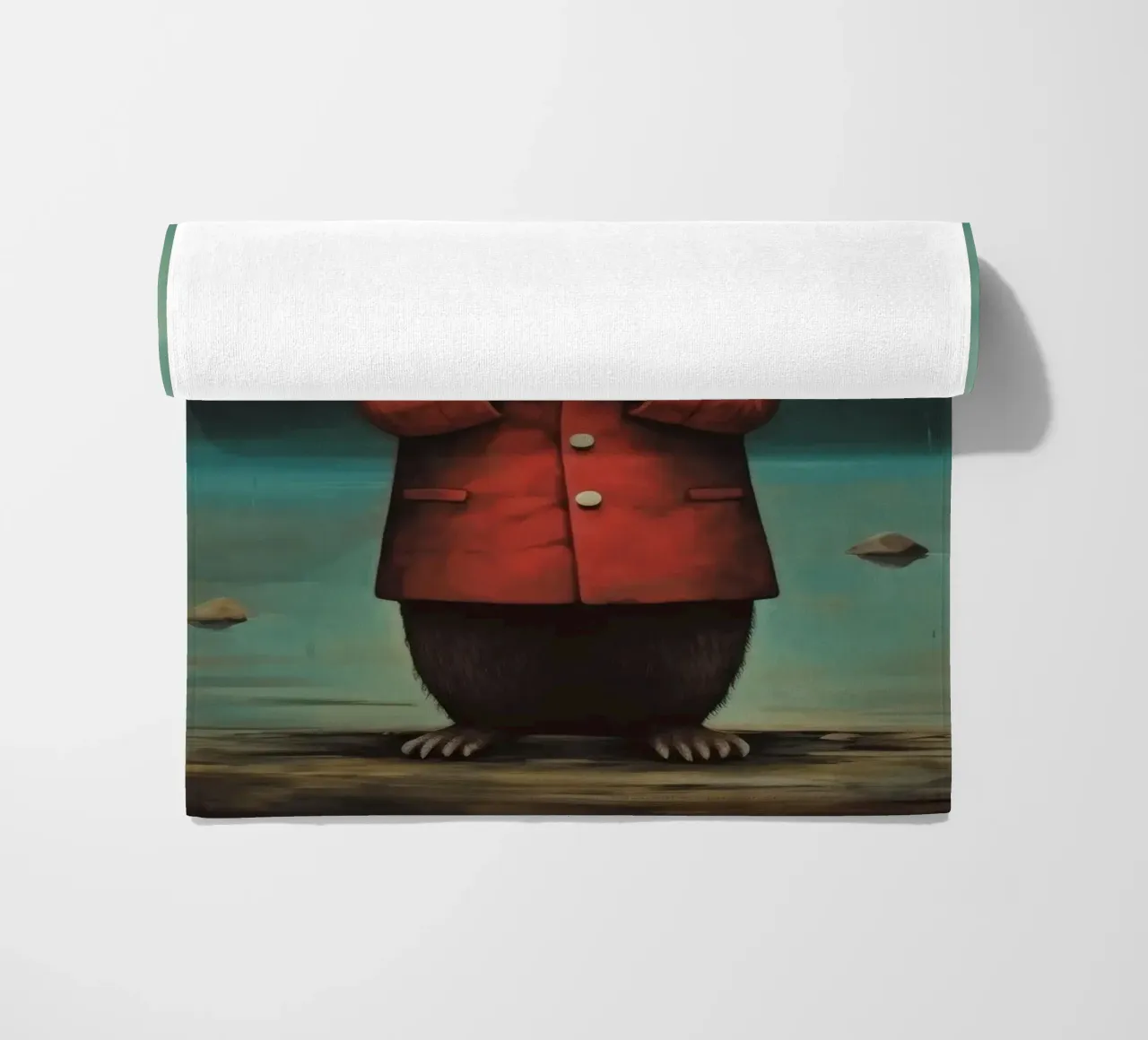 Marmotta minima 4 telo mare da Minimal Animal Art