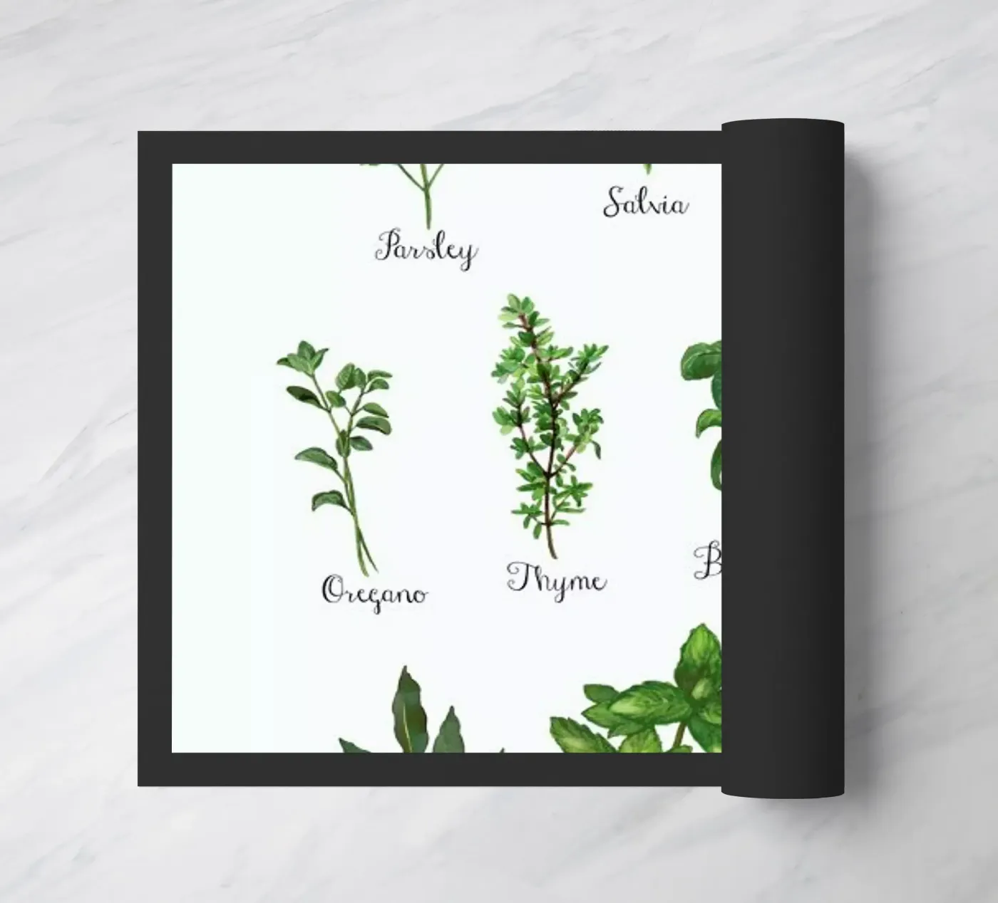Herbs Collection doormat by Miles of Light