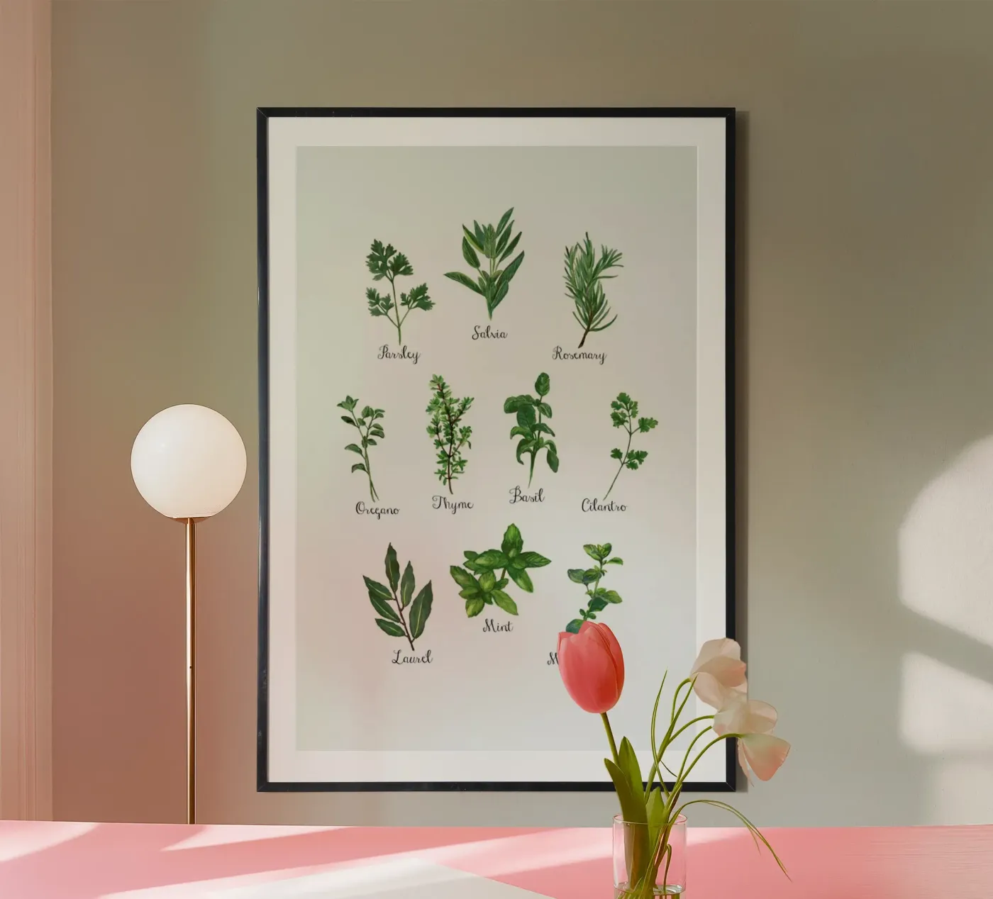 Herbs Collection poster van Miles of Light