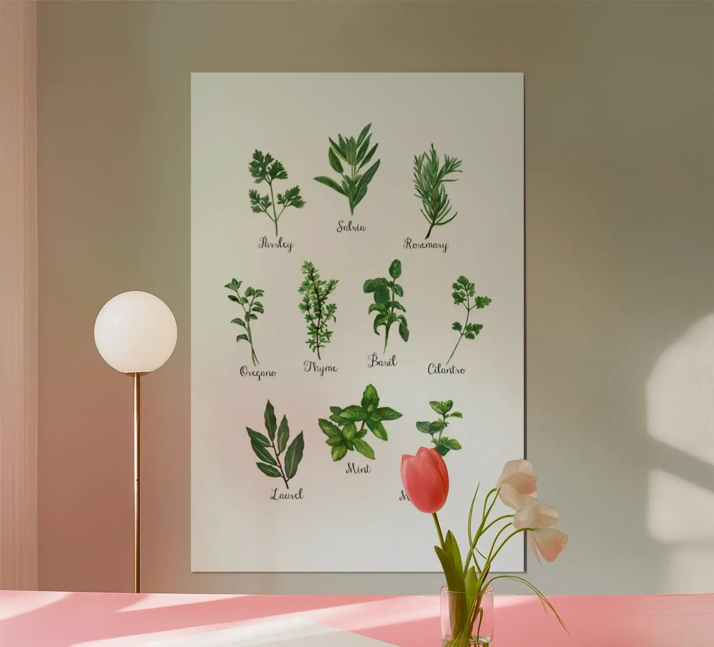 Herbs Collection poster van Miles of Light