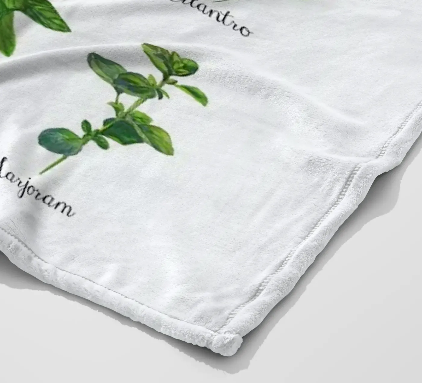 Herbs Collection Fleecedecke von Miles of Light