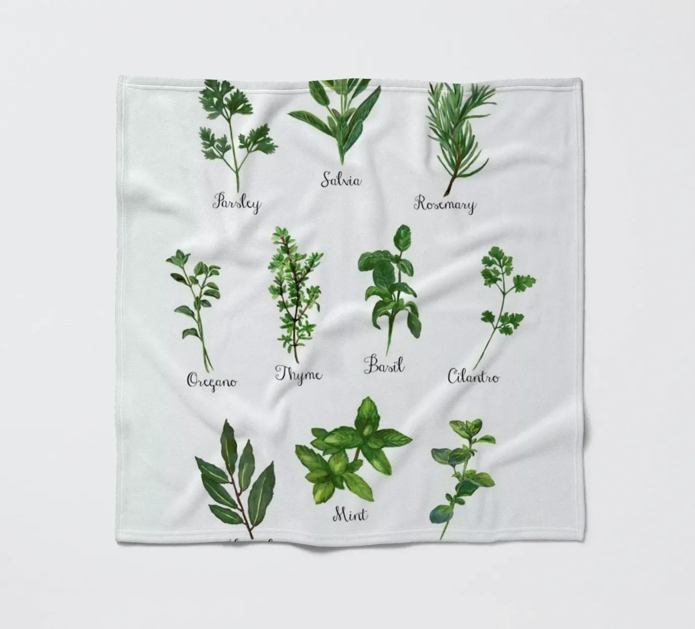 Herbs Collection fleecedeken van Miles of Light