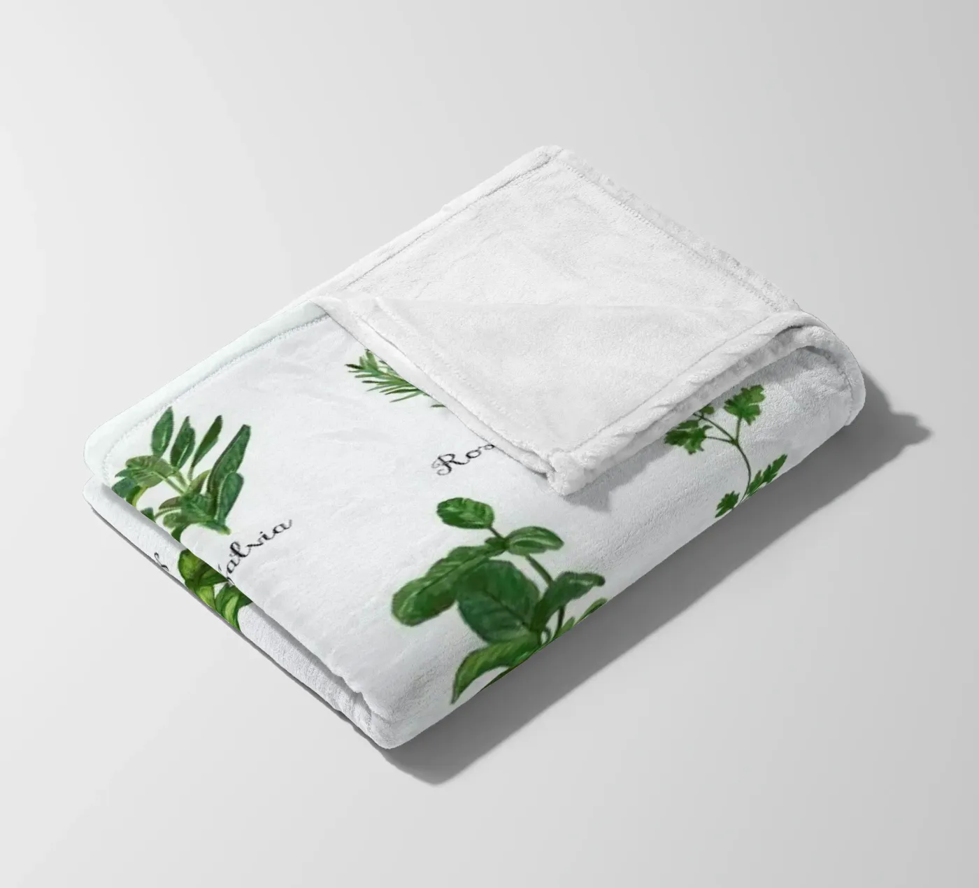 Herbs Collection Fleecedecke von Miles of Light