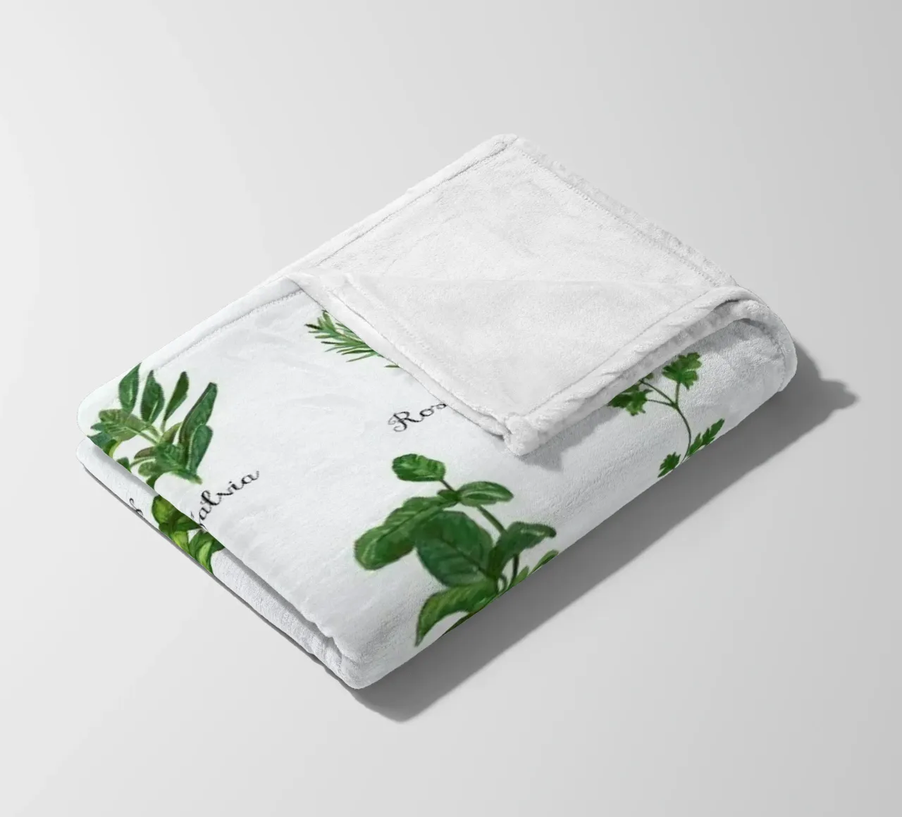 Herbs Collection Fleecedecke von Miles of Light