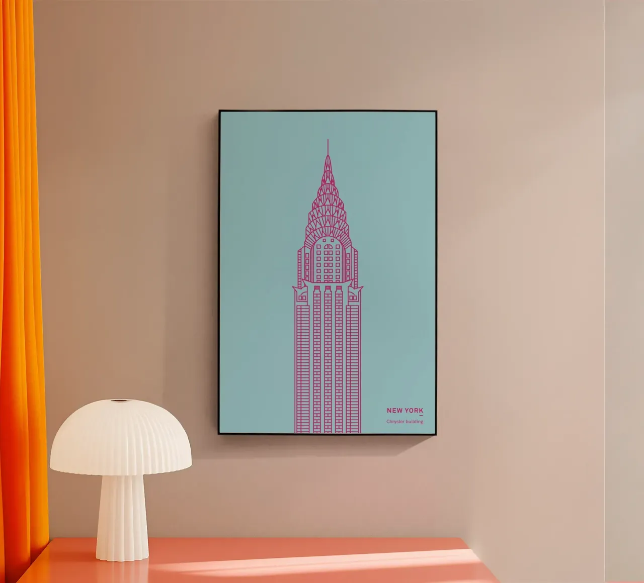 New York acrylic glass by Sara Signorini